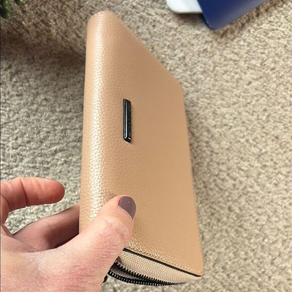 Rebecca Minkoff Taupe Leather Wristlet Wallet - Picture 13 of 16